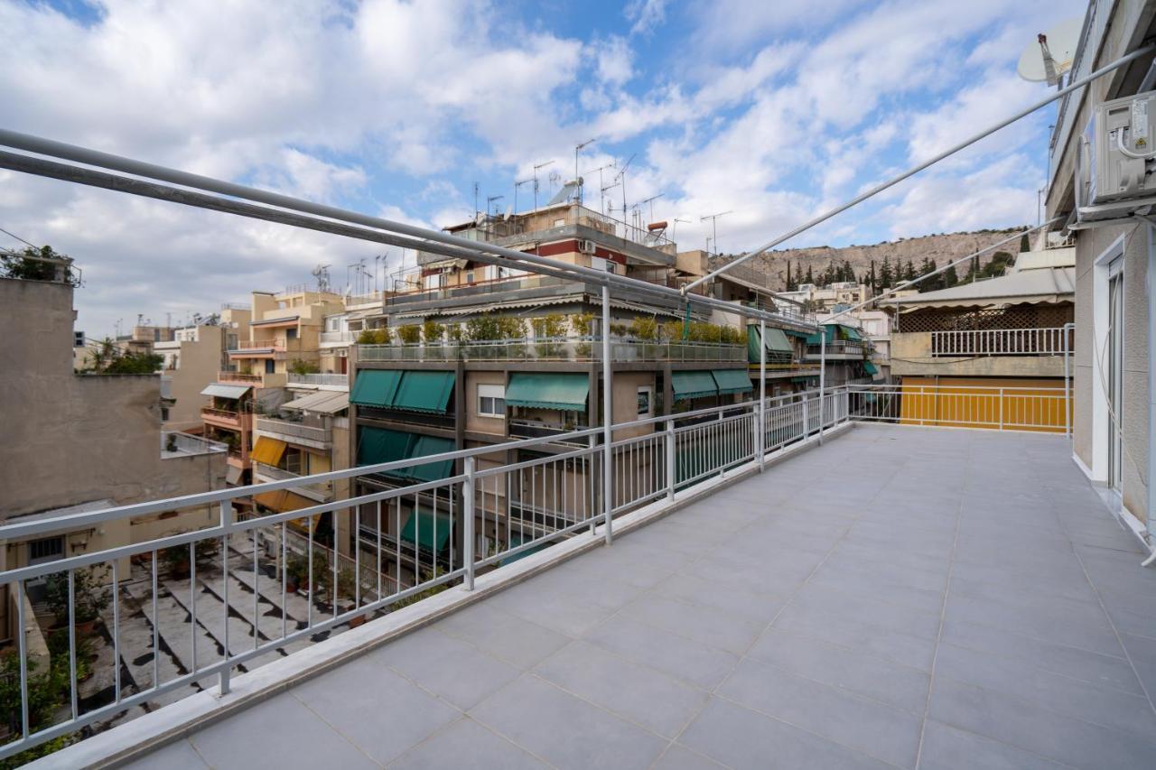 Athens Hideout Apt, Big Rooftop With City View Apartment Exterior foto