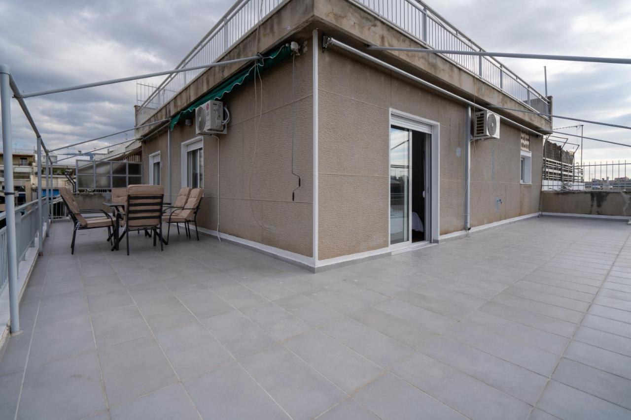 Athens Hideout Apt, Big Rooftop With City View Apartment Exterior foto