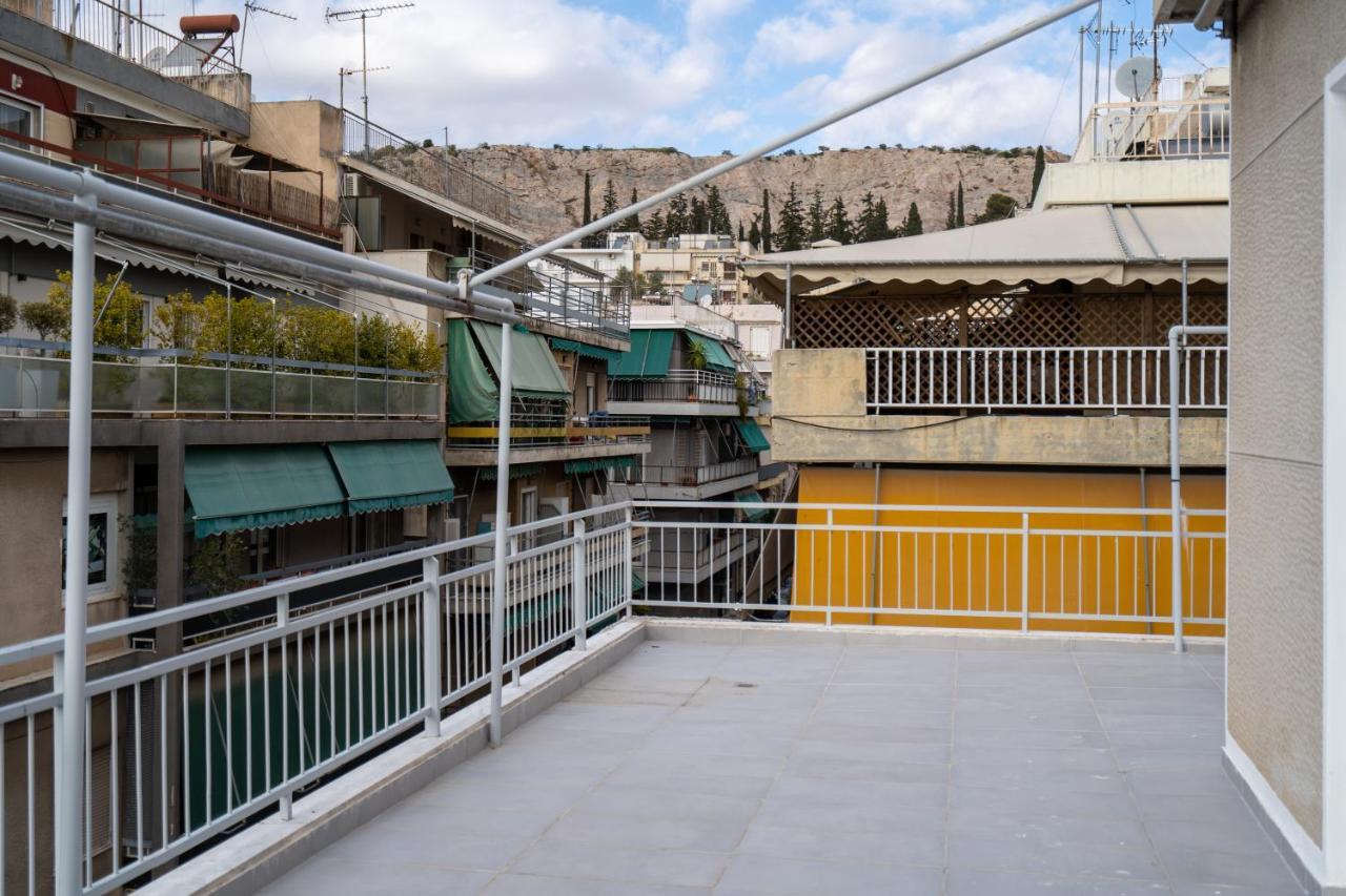 Athens Hideout Apt, Big Rooftop With City View Apartment Exterior foto