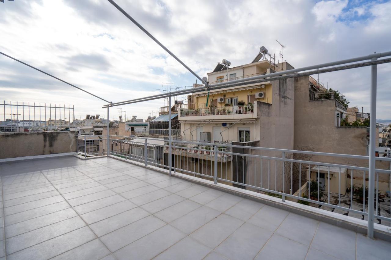 Athens Hideout Apt, Big Rooftop With City View Apartment Exterior foto
